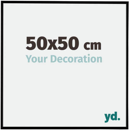 Your Decoration Evry Kunststof Fotolijst 50x50cm Zwart Mat