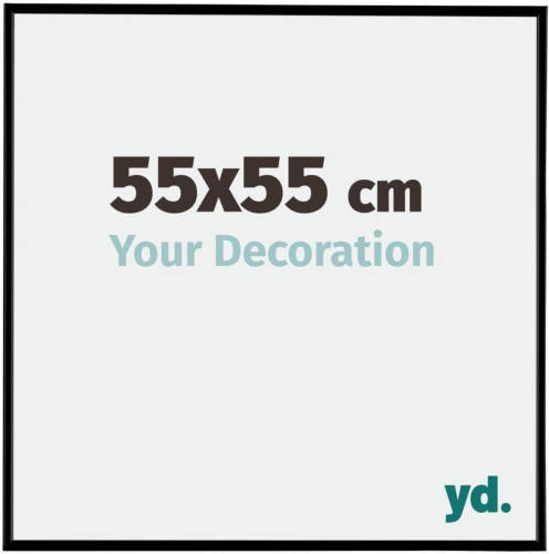 Your Decoration Evry Kunststof Fotolijst 55x55cm Zwart Mat