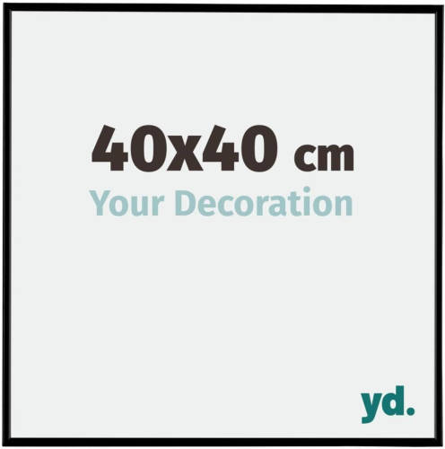 Your Decoration Evry Kunststof Fotolijst 40x40cm Zwart Mat