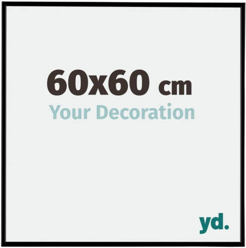 Your Decoration Evry Kunststof Fotolijst 60x60cm Zwart Mat