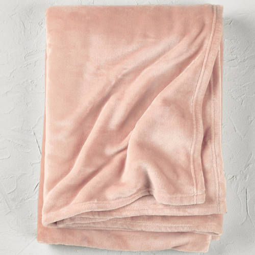 SimbaShop De Witte Lietaer Fleece Deken Snuggly Blush- 150 X 200 Cm - Roze