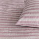 Ariadne at Home Dekbedovertrek Knit Stripes - Lila - Lits-jumeaux 240x200/220 Cm