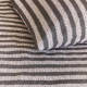 Ariadne at Home Dekbedovertrek Knit Stripes - Zwart/wit - 1-persoons 140x200/220 Cm