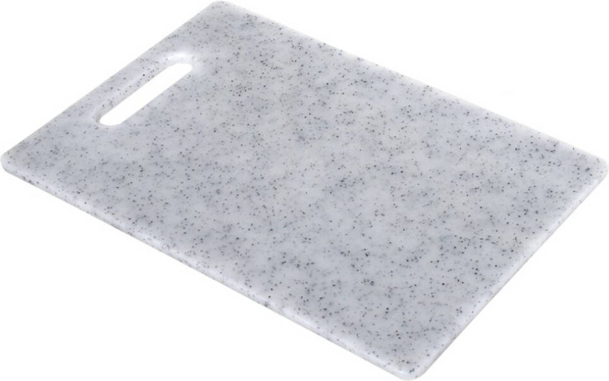Gerimport Snijplank 30 X 20 X 0,8 Cm Grijs/zwart