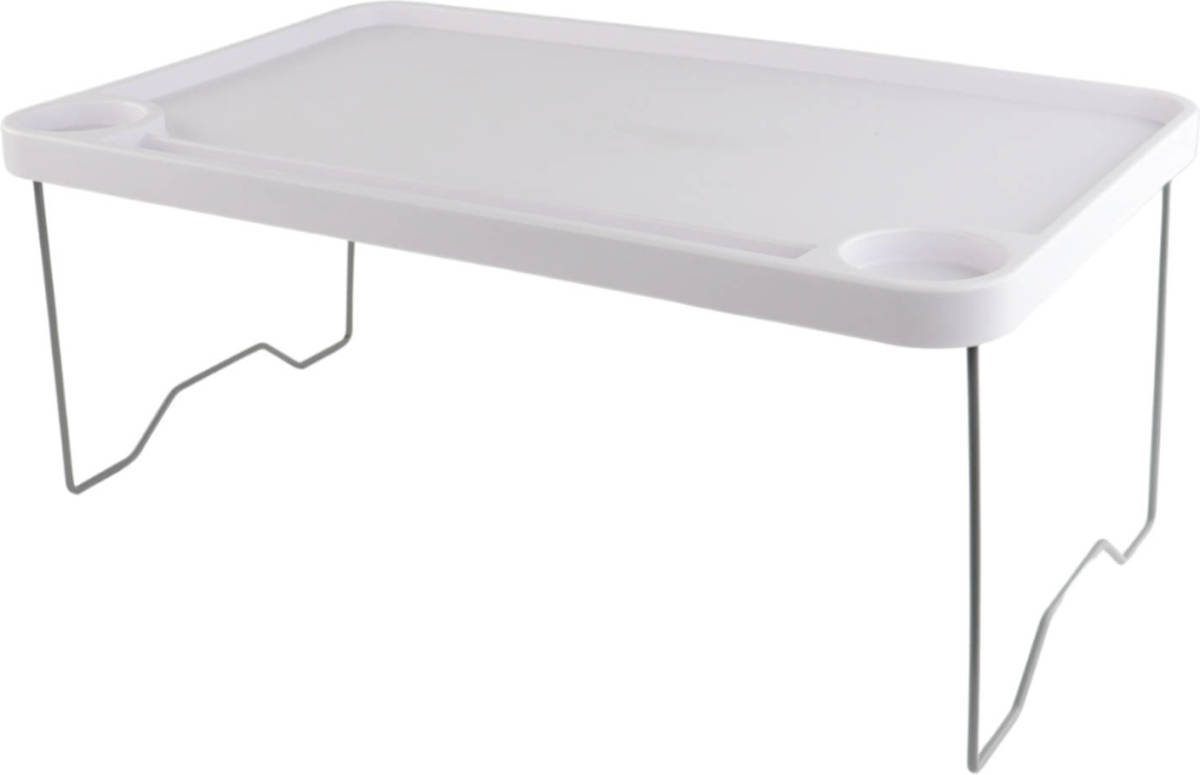 Orange85 Laptoptafel - Schoottafel - Bedtafel - Inklapbaar - 80x60 Cm - Wit