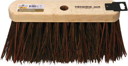 Strabox Hendrik Jan - Straatbezem - Harde Natuurvezels - 29 Cm