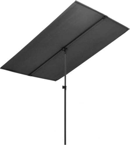 VidaXL Parasol Met Aluminium Paal 180x130 Cm Antraciet