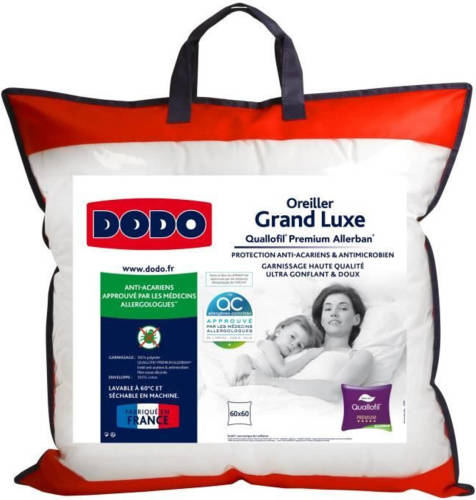 Cstore Dodo Kussen Large Luxe Quallofil Allerban 60x60 Cm Wit