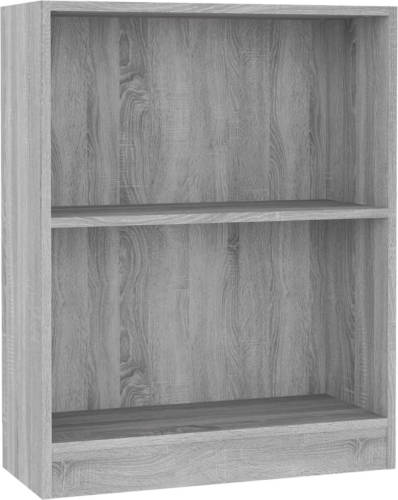 VidaXL Boekenkast 60x24x74,5 Cm Bewerkt Hout Grijs Sonoma Eikenkleurig