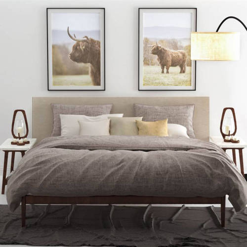 Zo!home Lino Dekbedovertrek - 1-persoons (140x200/220 Cm + 1 Sloop) - Katoen - Chocolat Brown