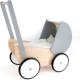 Bajo Doll's Pram - Grey