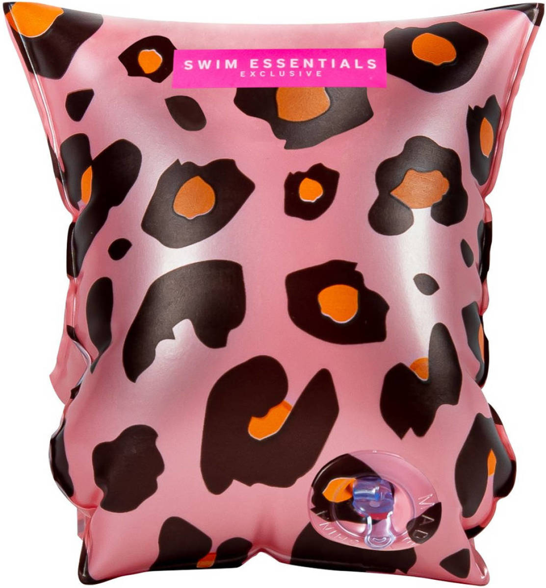 Hermie Swim Essentials Zwembandjes Roze Panterprint 0-2 Jaar