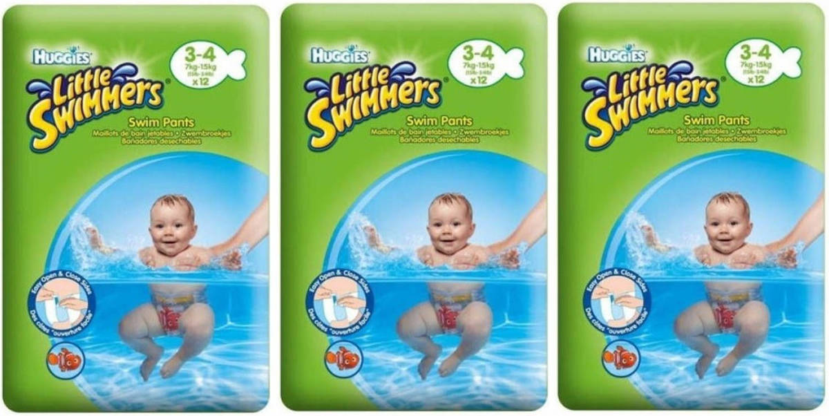 Huggies Little Swimmers Maat 3/4 (7-15 Kg) - Zwemluiers - 36 Stuks