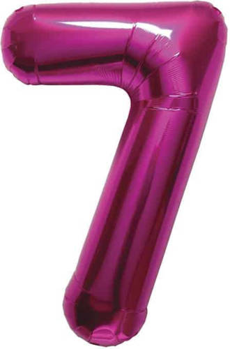 Toysavers Cijfer 7 Magenta Helium 86cm