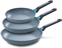 BK Blue Label Granite Koekenpannenset - Ø 20 + Ø 24 + Ø 28 Cm - Set Van 3 Stuks