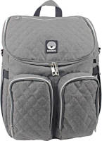 HappyBaby Dooky Luiertas 11 Liter 37 X 30 Cm Polyester Grijs 2-delig