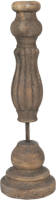 Clayre & Eef Bruine Kandelaar Ø 12*41 Cm 6te0341l