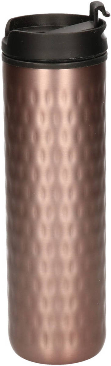 Shoppartners Rvs Thermosfles / Isoleerfles Brons 400 Ml - Thermosflessen