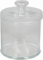 Shoppartners Glazen Voorraadpot/bewaarpot 4000 Ml Met Deksel 16 X 21 Cm - Voorraadpot