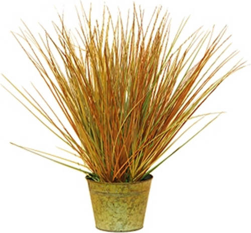 Warentuin Siergras In Pot 75 Cm Bruin-groen Kunstplant Buitengewoon De Boet