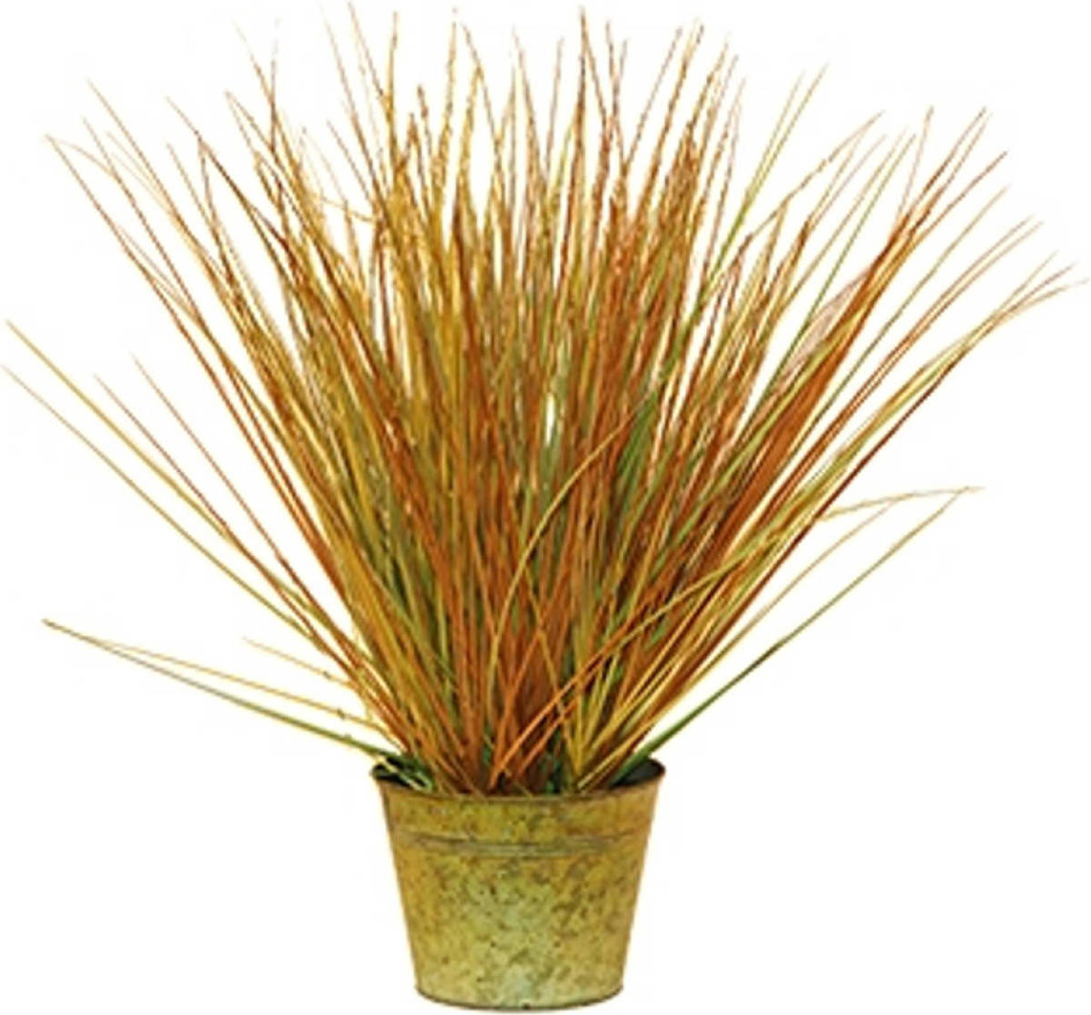 Warentuin Siergras In Pot 75 Cm Bruin-groen Kunstplant Buitengewoon De Boet