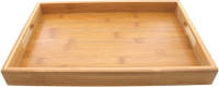 Shoppartners Bamboe Houten Dienblad Met Handvatten 38 Cm - Dienbladen