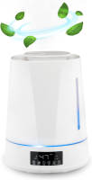 Grundig Luchtbevochtiger - 15 Tot 30m2 - Met Aromatherapie, Hygrometer En Timer - 4 Liter - Wit