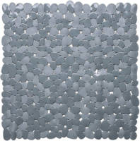 Shoppartners Grijze Anti-slip Douche Mat 53 X 53 Cm Vierkant - Badmatjes