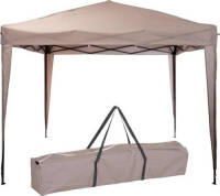 Pro Garden Easy-up Partytent - 3x3m - Opvouwbaar - Taupe
