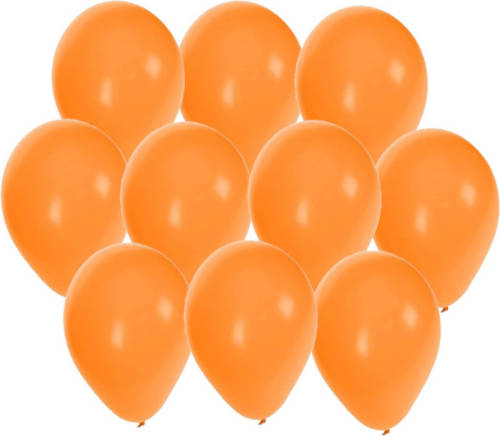 Bellatio Decorations 30x Stuks Oranje Party Ballonnen 27 Cm - Ballonnen