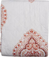 Clayre & Eef Bedsprei 240*260 Cm Wit Polyester Krullen Rechthoek Sprei
