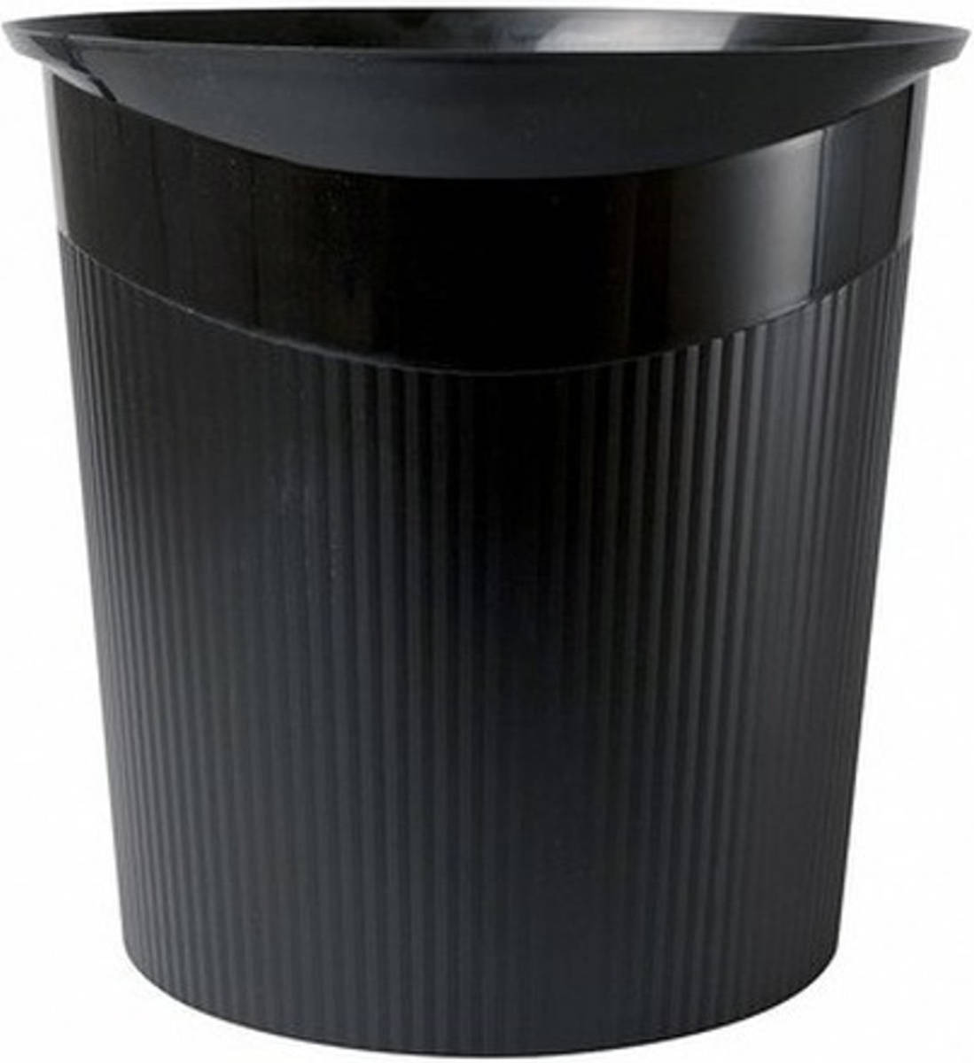 HAN Zwarte Vuilnisbak/prullenbak 13 Liter - Vuilnisemmers/vuilnisbakken/prullenbakken