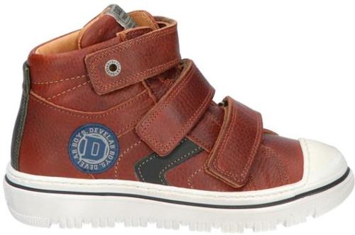 Develab 41947 leren enkelboots cognac