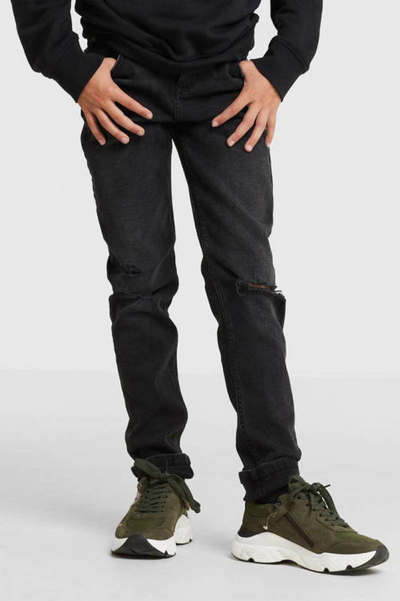anytime slim fit jeans zwart