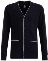 WE Fashion vest donkerblauw/wit