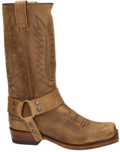 Sendra 17352 Pete Flex nubuck cowboylaarzen bruin