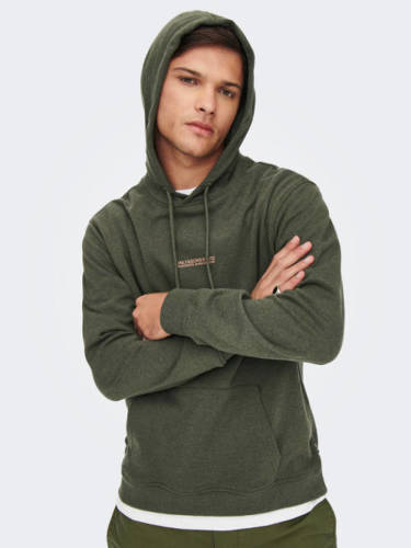 ONLY & SONS hoodie ONSELON groen