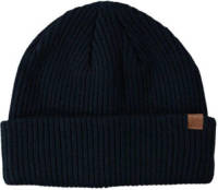 Sarlini rib gebreide muts donkerblauw