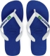 Havaianas Brasil Logo teenslippers wit/blauw