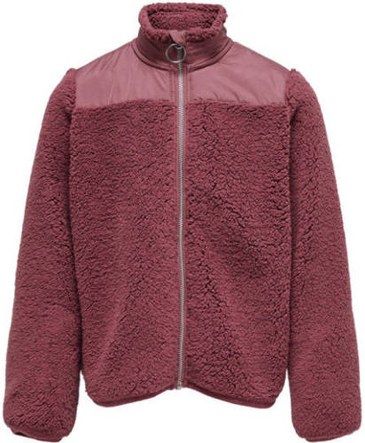 ONLY PLAY GIRLS vest ONPEDUA donkerrood
