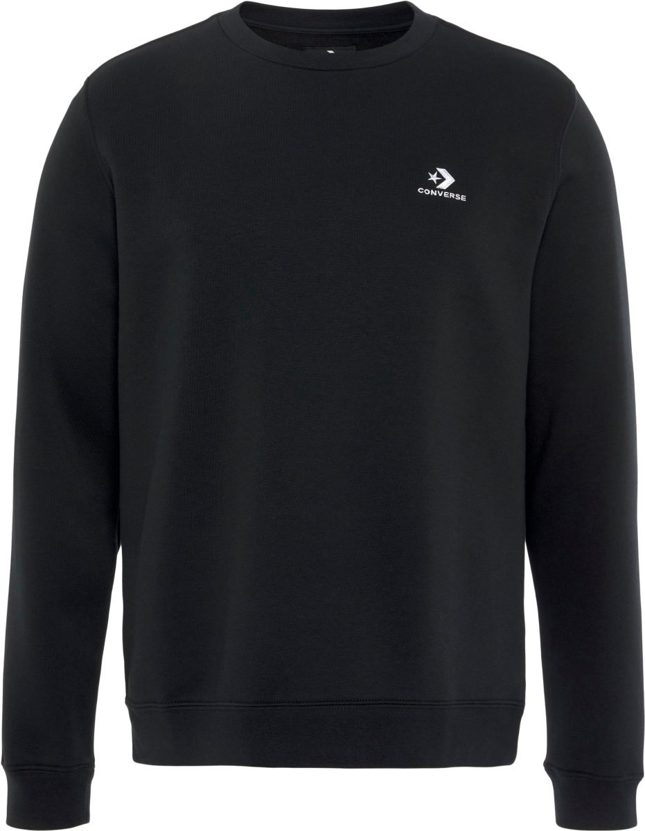 Converse Sweatshirt GO-TO EMBROIDERED STAR CHEVRON BRUSHED BACK FLEECE CREW SWEATSHIRT