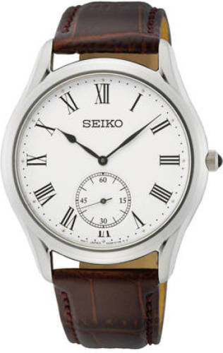 Seiko horloge SRK049P1 bruin