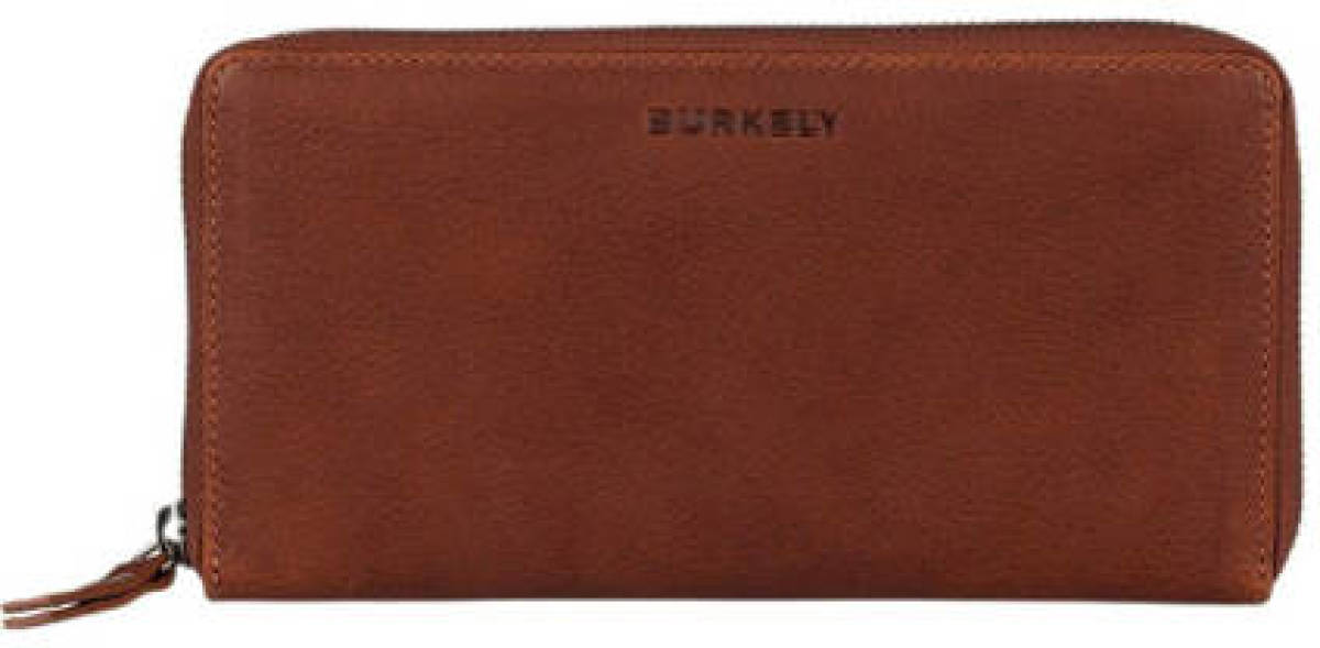 Burkely leren portemonnee Antique Avery L cognac