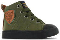 Shoesme SH22W036-B leren sneakers olijfgroen