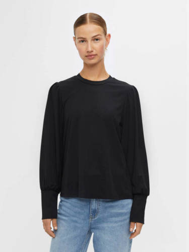 OBJECT sweater OBJCAROLINE zwart