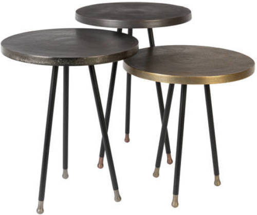 Dutchbone bijzettafel Alim (set van 3) SIDE TABLE ALIM SET OF 3