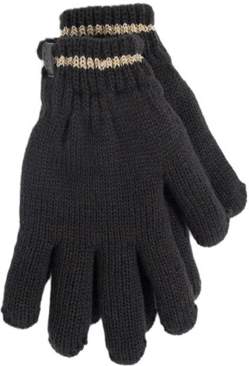 WE Fashion gebreide handschoenen zwart