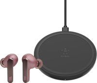JBL Live Pro 2 Roze + Belkin Boost Up Draadloze Oplader 10W Zwart