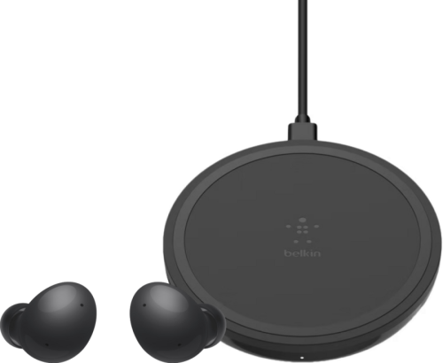 Samsung Galaxy Buds 2 Zwart + Belkin Boost Up Draadloze Oplader 10W Zwart