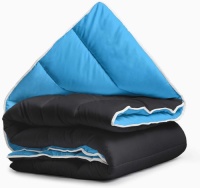 Sleeptime Lazy Dekbed - Zwart/Blauw 200 x 200
